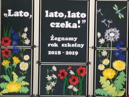 Uroczystość zakończenia roku szkolnego 2018/2019 klas I-VII
