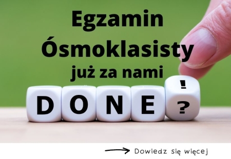Egzamin ósmoklasisty już za nami