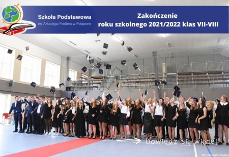 Nagranie z zakończenia roku szkolnego 2021/2022 klas VII-VIII