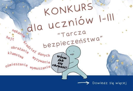 KONKURS dla uczniów I-III Tarcza bezpieczeństwa