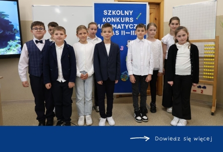 Szkolny Konkurs Matematyczny dla klas 2 i 3